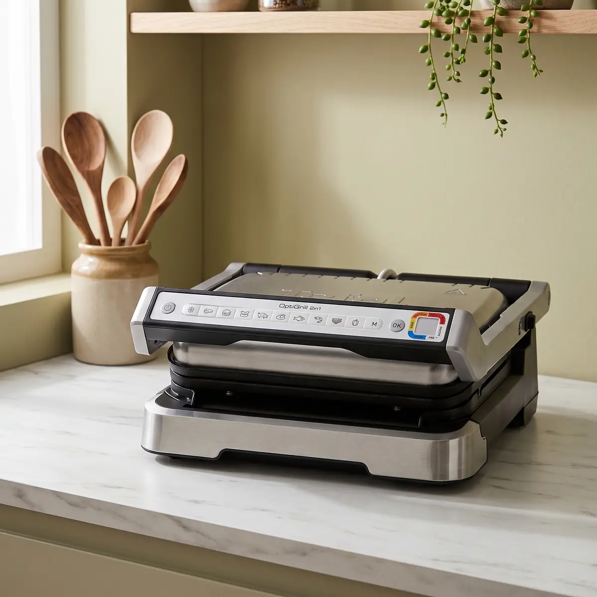 Tefal OptiGrill intelligenter 2-in-1-Grill mit App