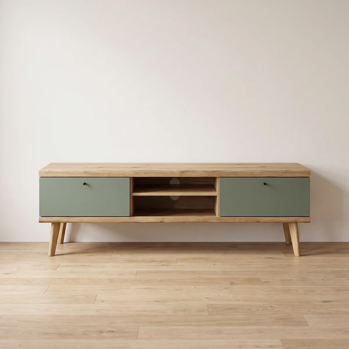 Lowboard Alva Eiche Evoke Coast Nachbildung salbei
