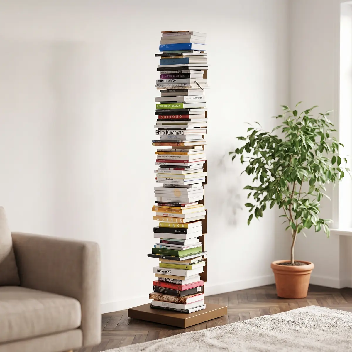 Regale und modulare Systeme Ptolomeo Art Regal 215 cm braun