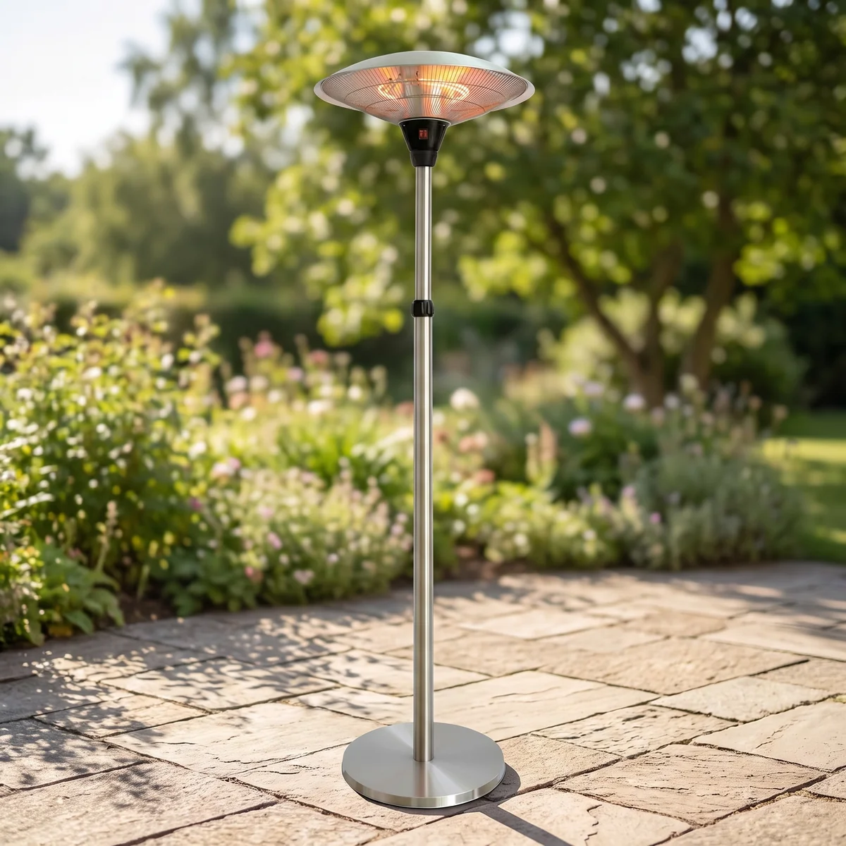SONNENKOENIG OF SWITZERLAND Wärmepilz "Elektro Chrom" von Sonnenkönig