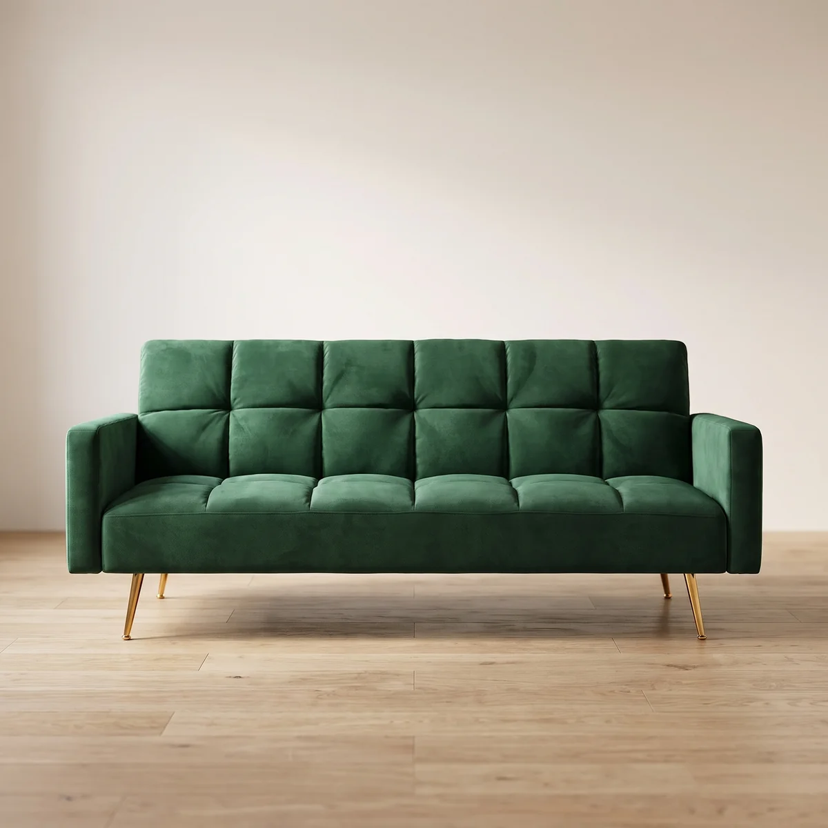 jahnke Schlafsofa CHILLAX POSH: Elegantes opalgrünes Samtsofa mit 3-stufig