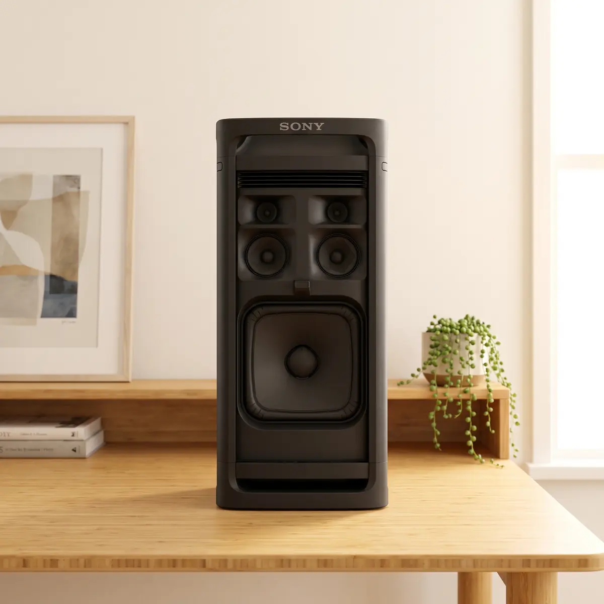 Sony Bluetooth-Party-Lautsprecher: Netzbetrieben mit 2 ULT Power Sound Modi