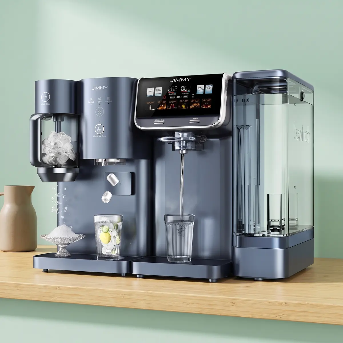 JIMMY Matrix M9 Pro + I9 – RO-Wasserfilter mit Eiswürfel- &amp