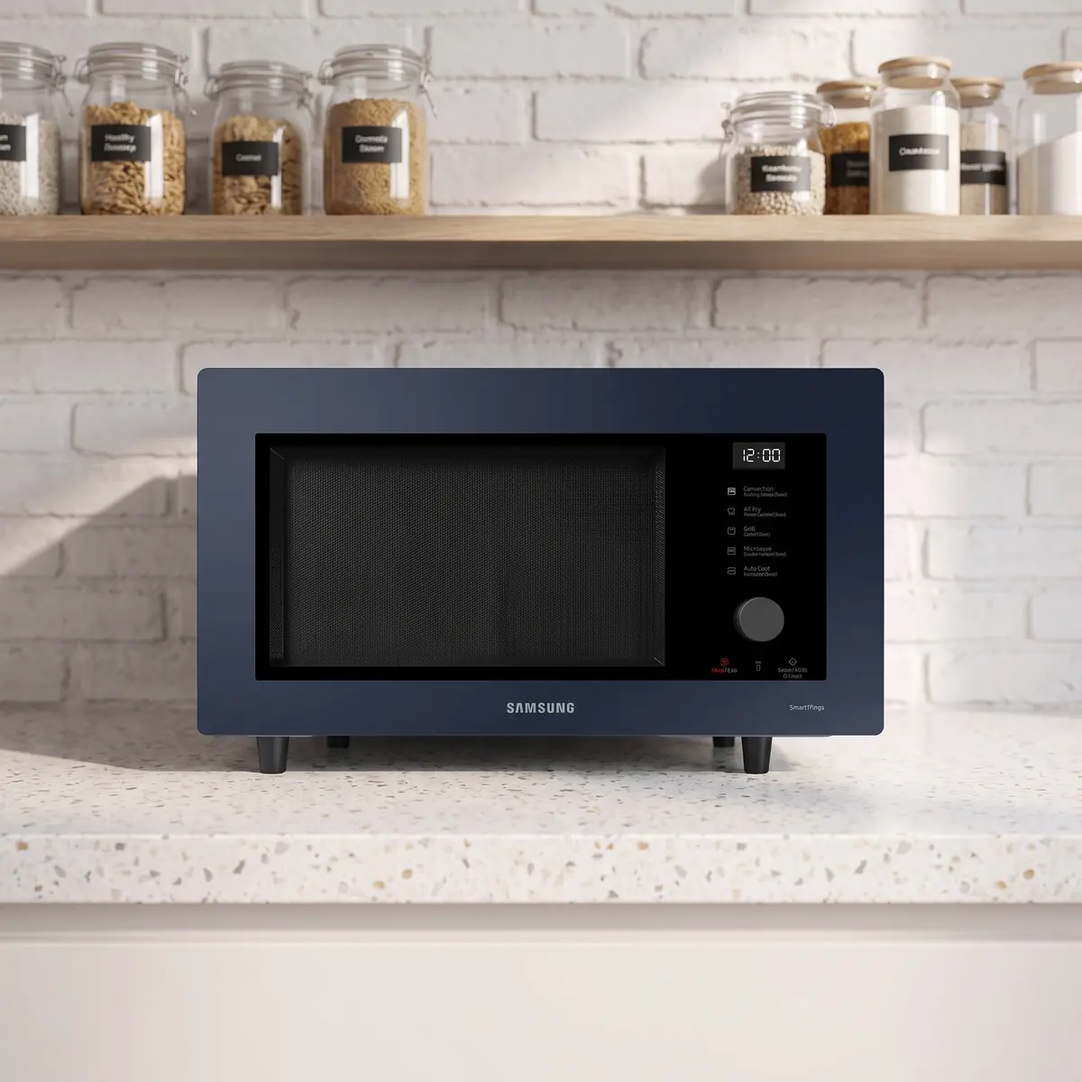 Samsung Smart Bespoke Mikrowelle mit Grill & Heißluft