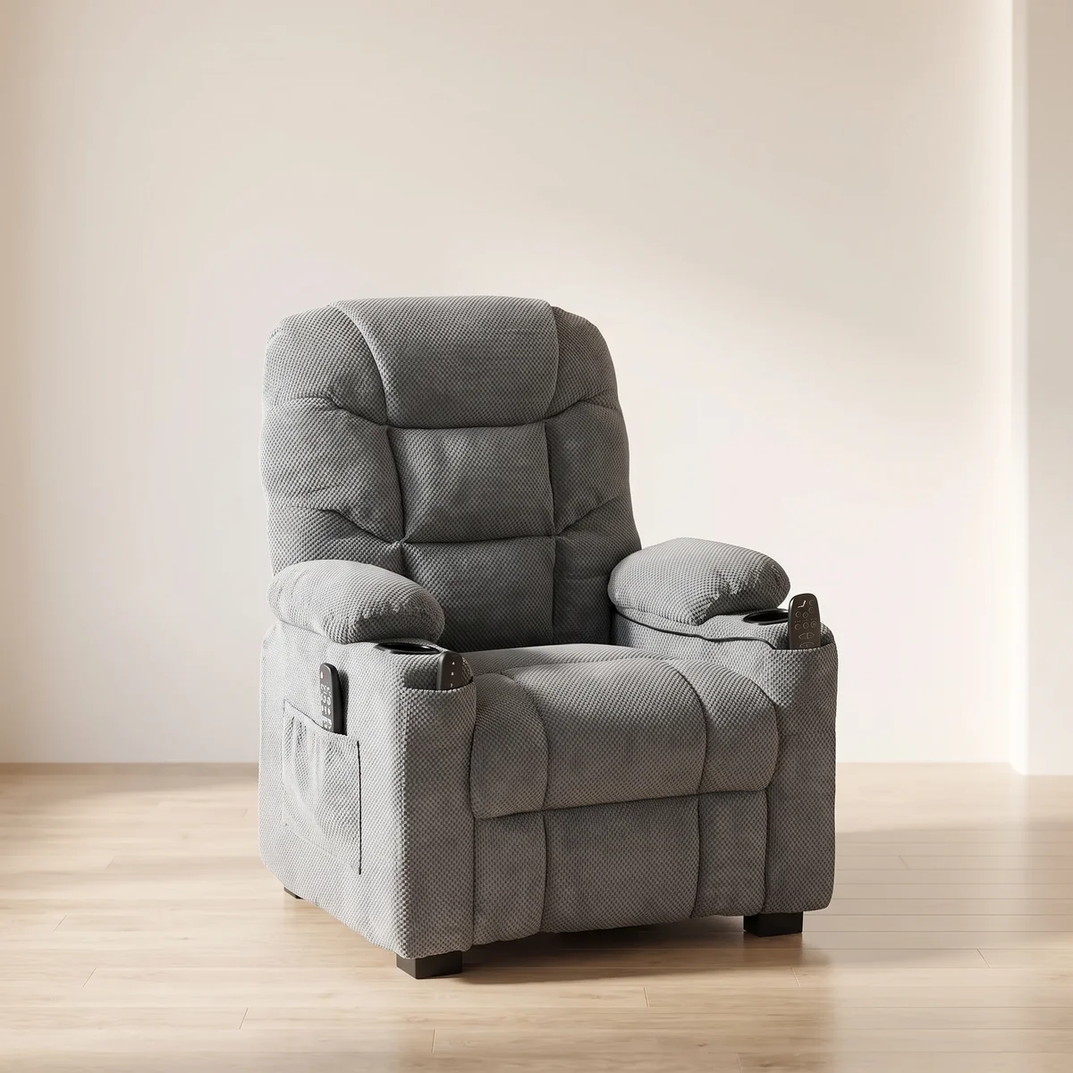 HOMCOM elektrischer TV-Sessel mit Massage & Wärme