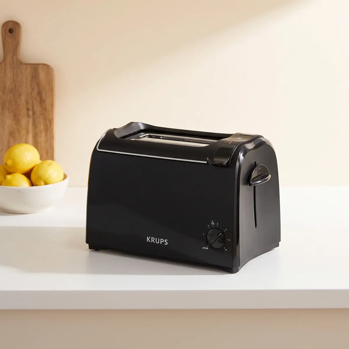 KRUPS KH1518 Toaster mit integriertem Brötchenaufsatz