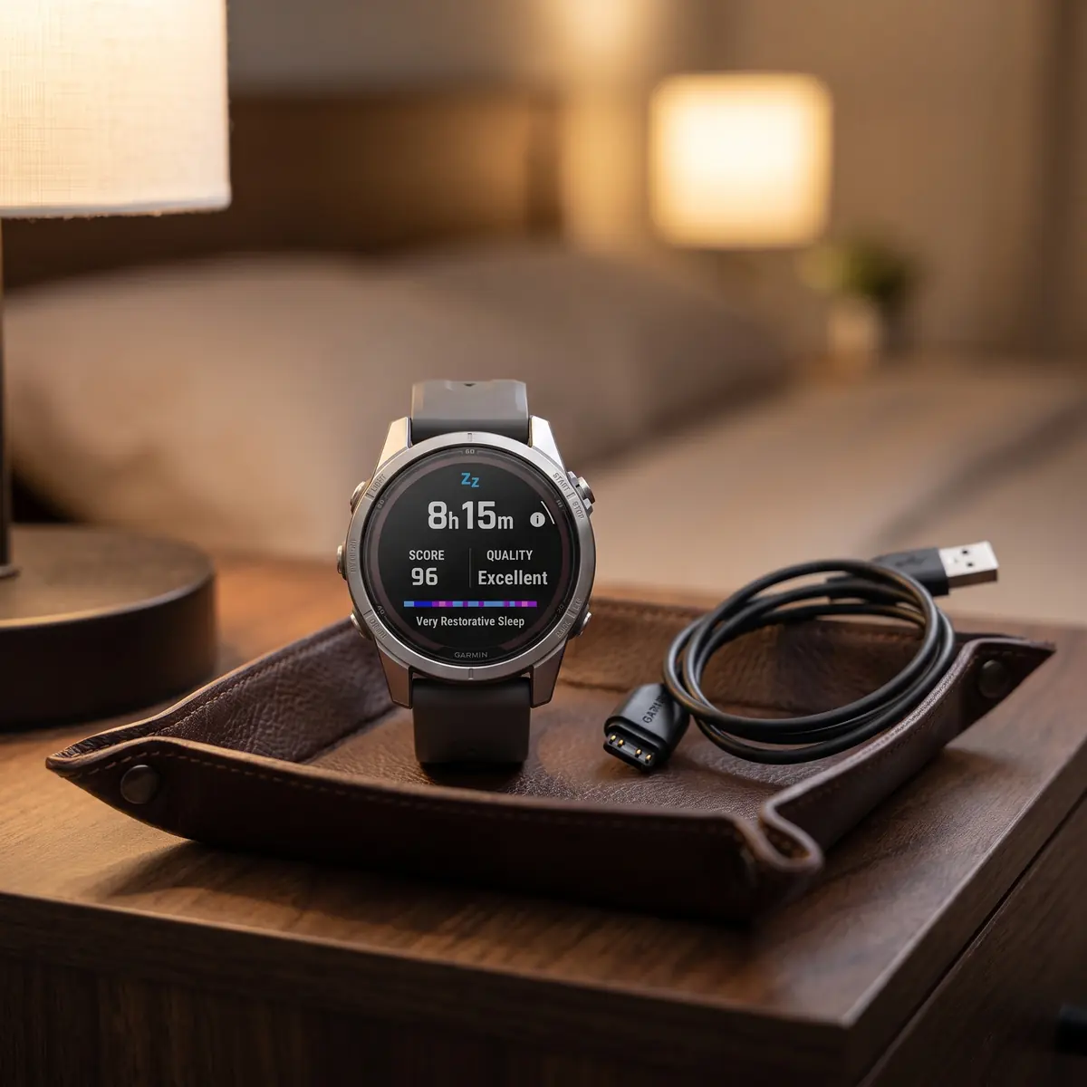 Garmin Fenix 7S Pro Solar – Graphit/Edelstahl Multisport-Smartwatch