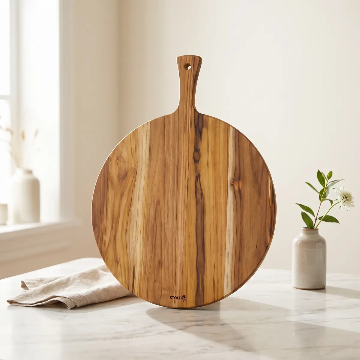 Outdoor & Camping Stolf Teakholz Servierbrett Share and Serve 52cm x 40cm