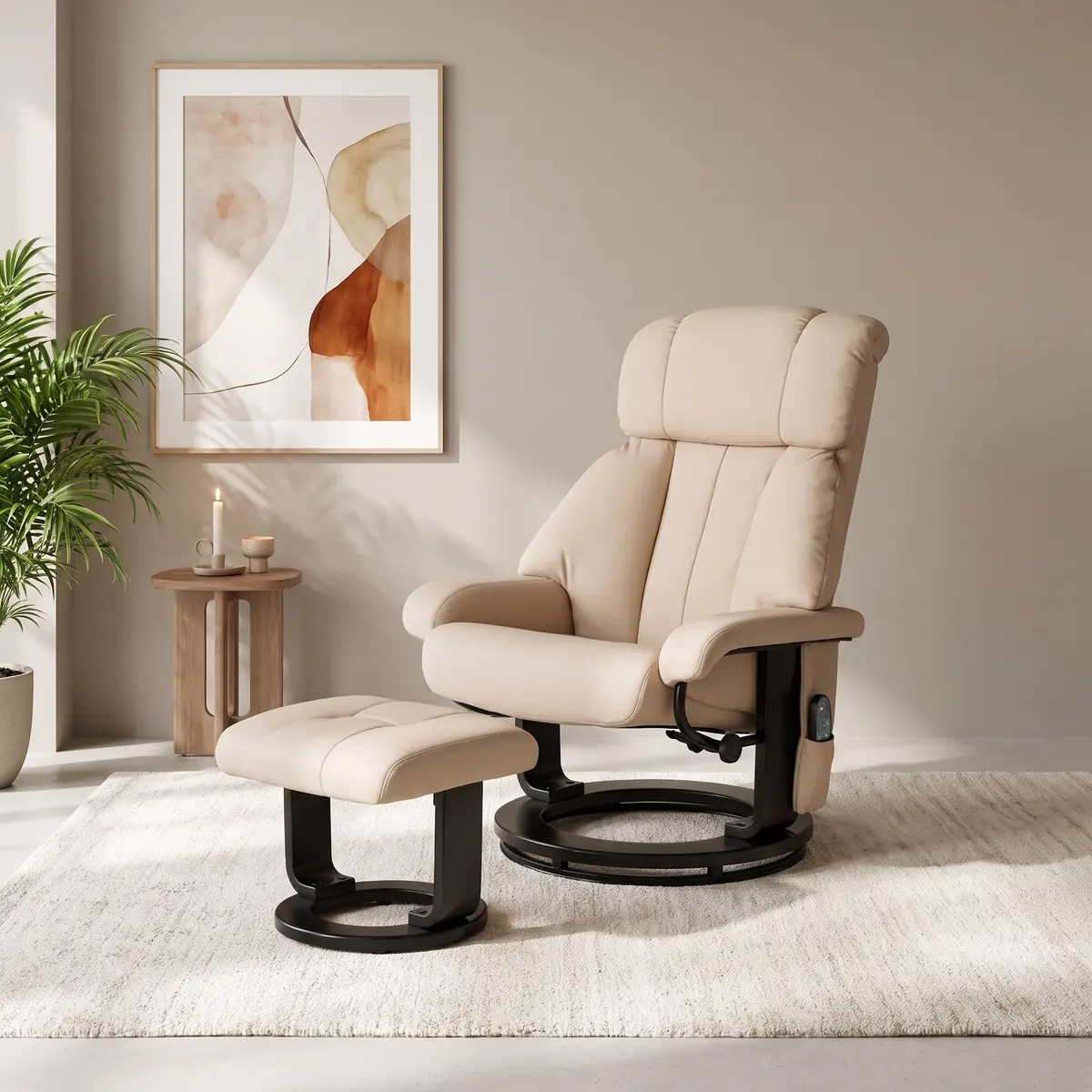 HOMCOM Relaxliege Massagesessel mit Liegefunktion