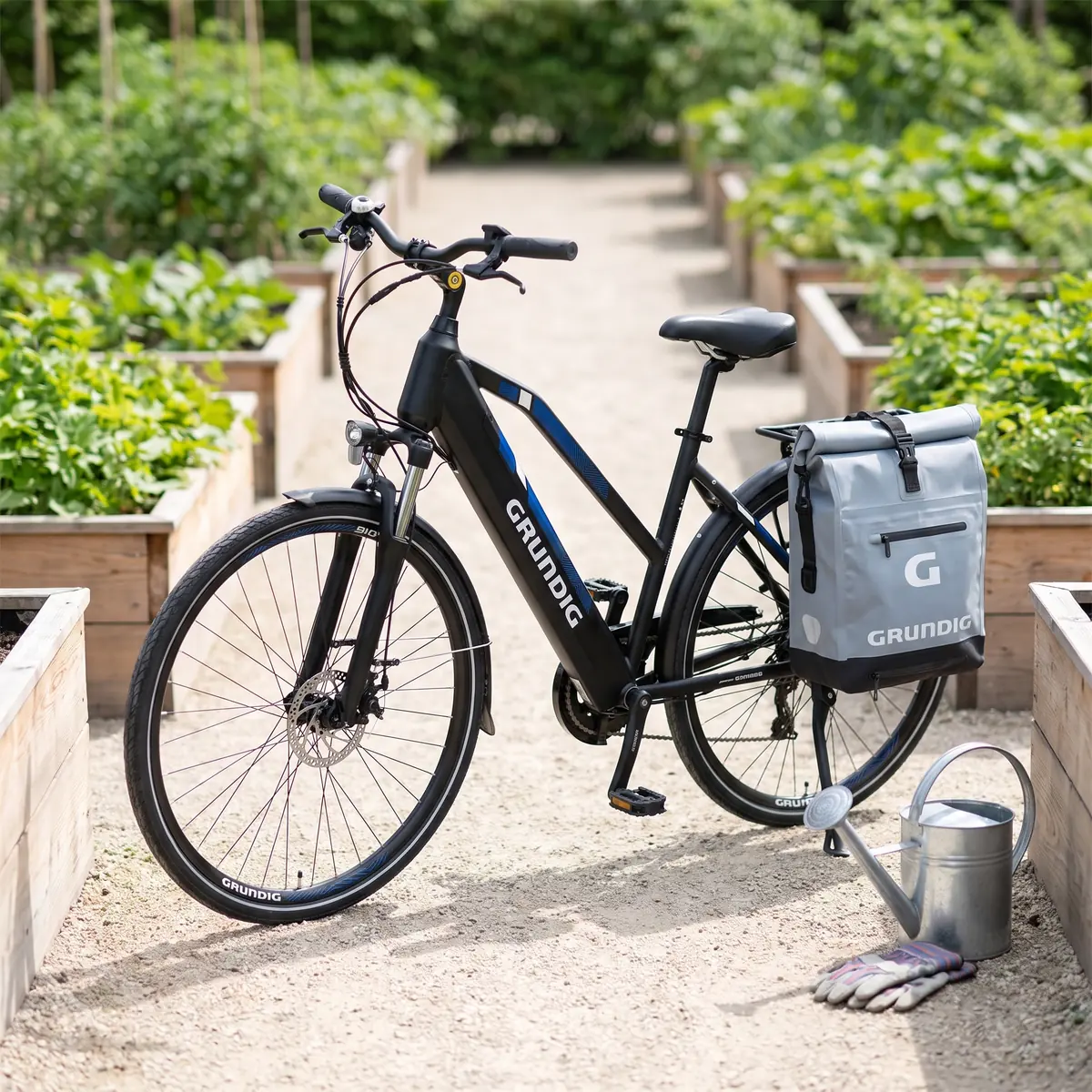 grundig-bike ETB2800+Fahrradtasche Bündel