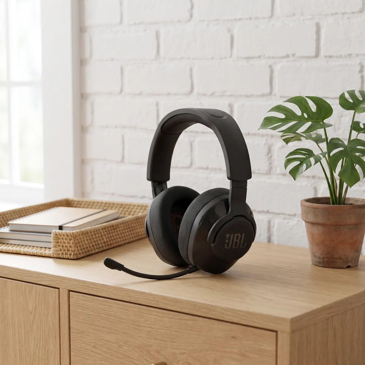 JBL Quantum 360 kabelloses Over-Ear-Gaming-Headset für PC