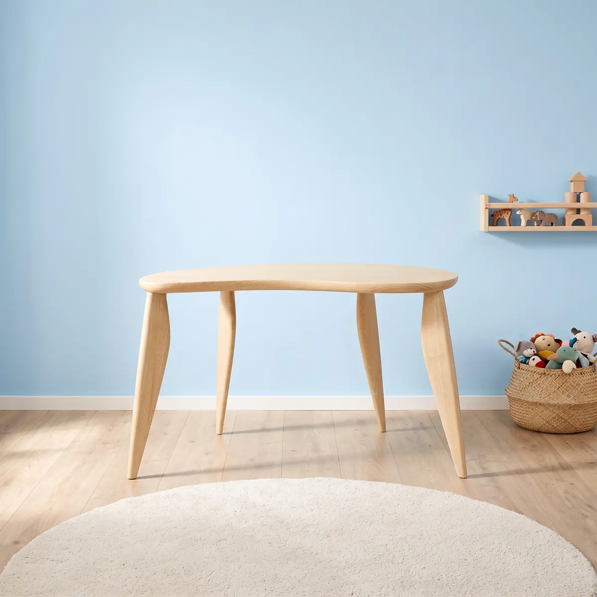 Schreibtische und Tische für Kinder Kinderschreibtisch Feve – helle Esche