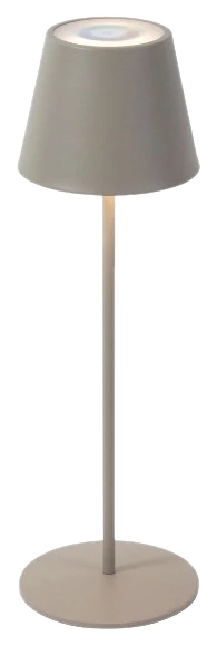 Werner Voß LED Tischlampe "taupe" mit Akku