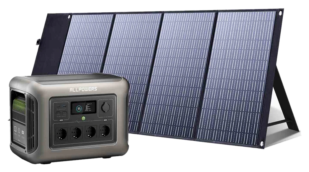 ALLPOWERS R1500 Lite Mit 140W Solarpanel