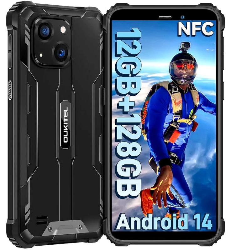 OUKITEL WP32 Android 15 6300 mAh Outdoor-Mobiltelefon 12 GB + 128 GB (1 TB