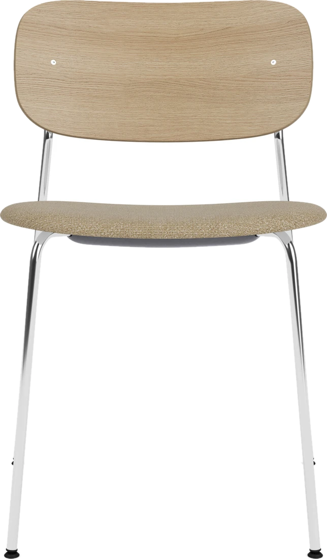 Polsterstühle Co Stuhl beige Rückenlehne helle Eiche mit gepolstertem Sitz
