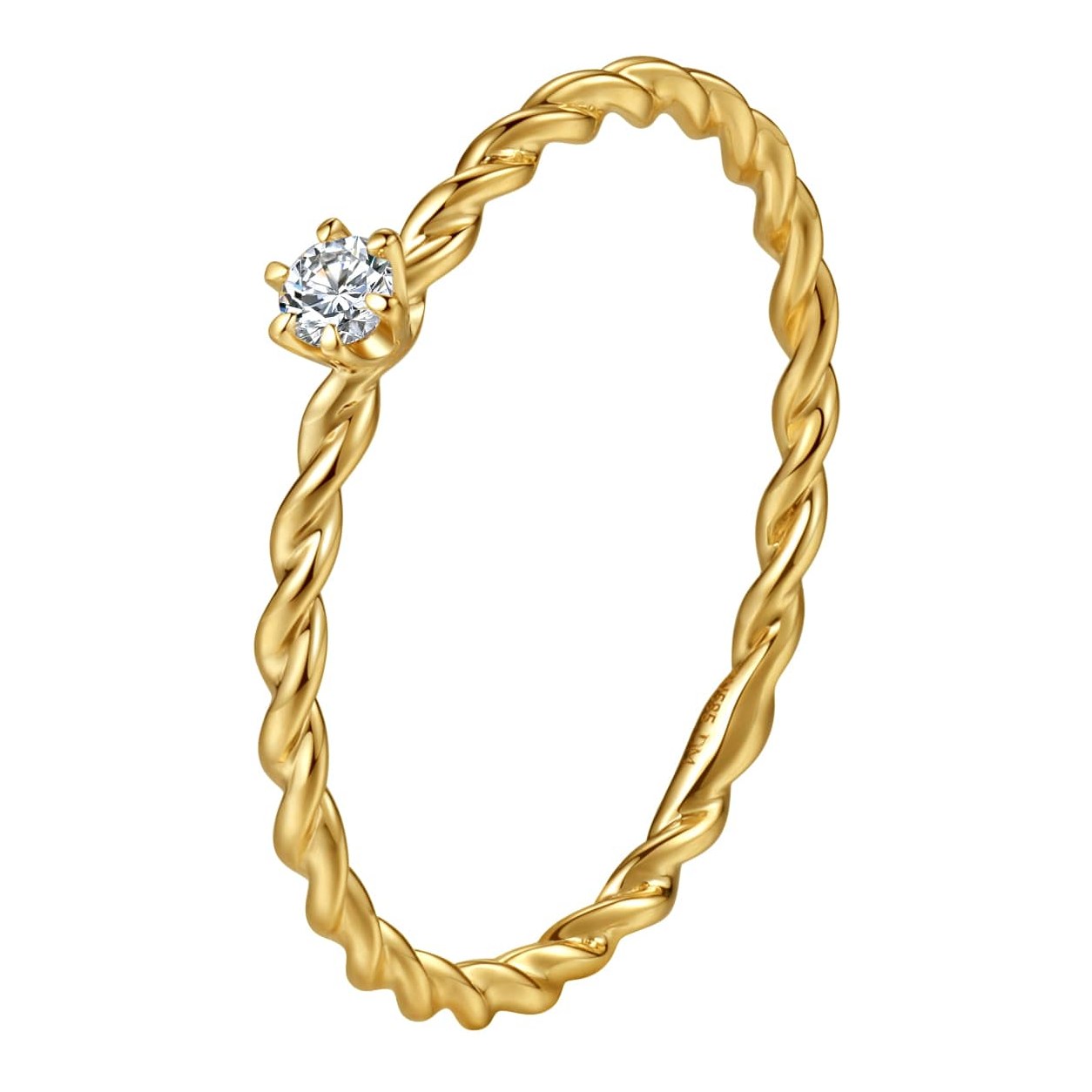Hey Happiness Together Diamond Ring 14K Gold
