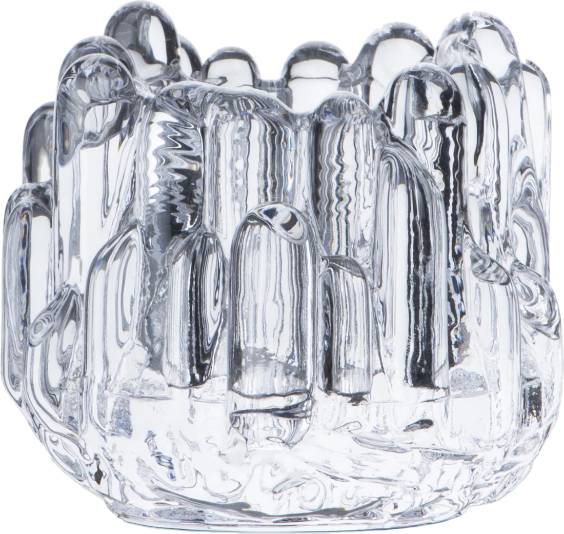 Teelichthalter Polar Kerzenhalter für Teelichter 8,6 cm transparent