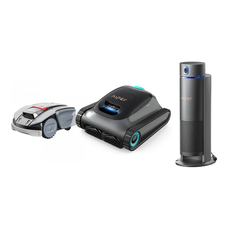 SUNSEEKER S3 Kabelloser Mähroboter + AIPER Scuba S1 Poolreinigungsroboter +