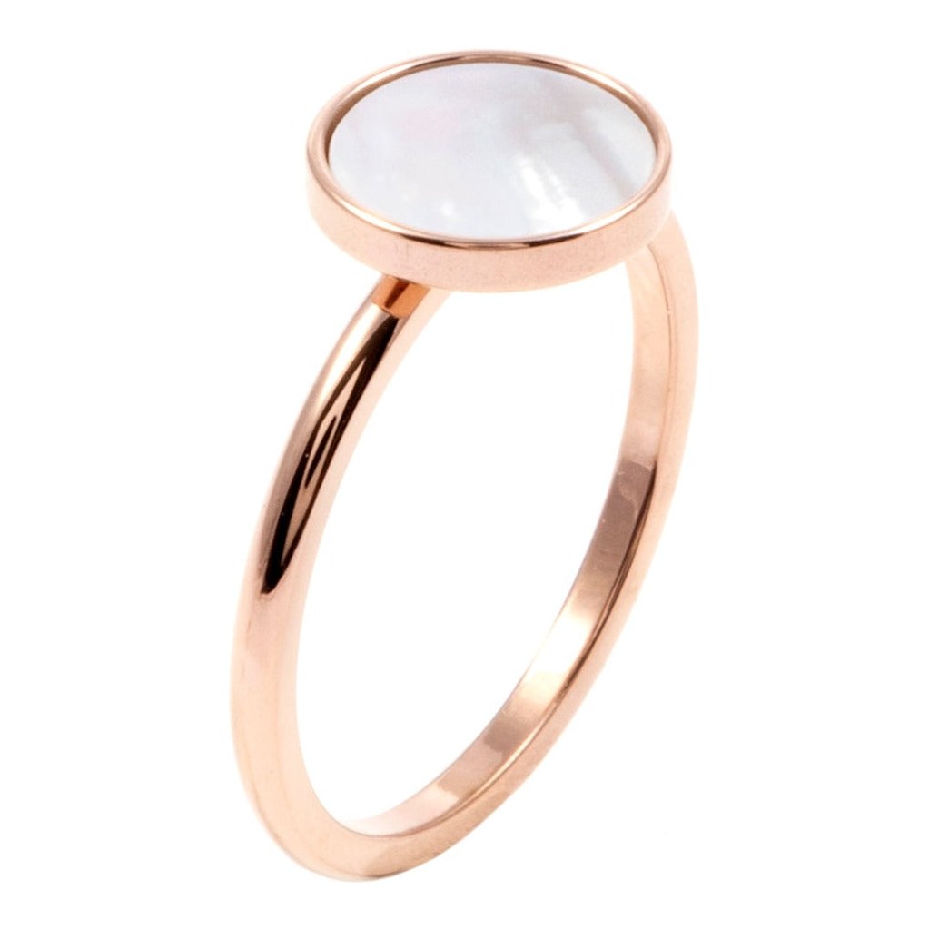 Hey Happiness Delicate Circle Ring Roségold