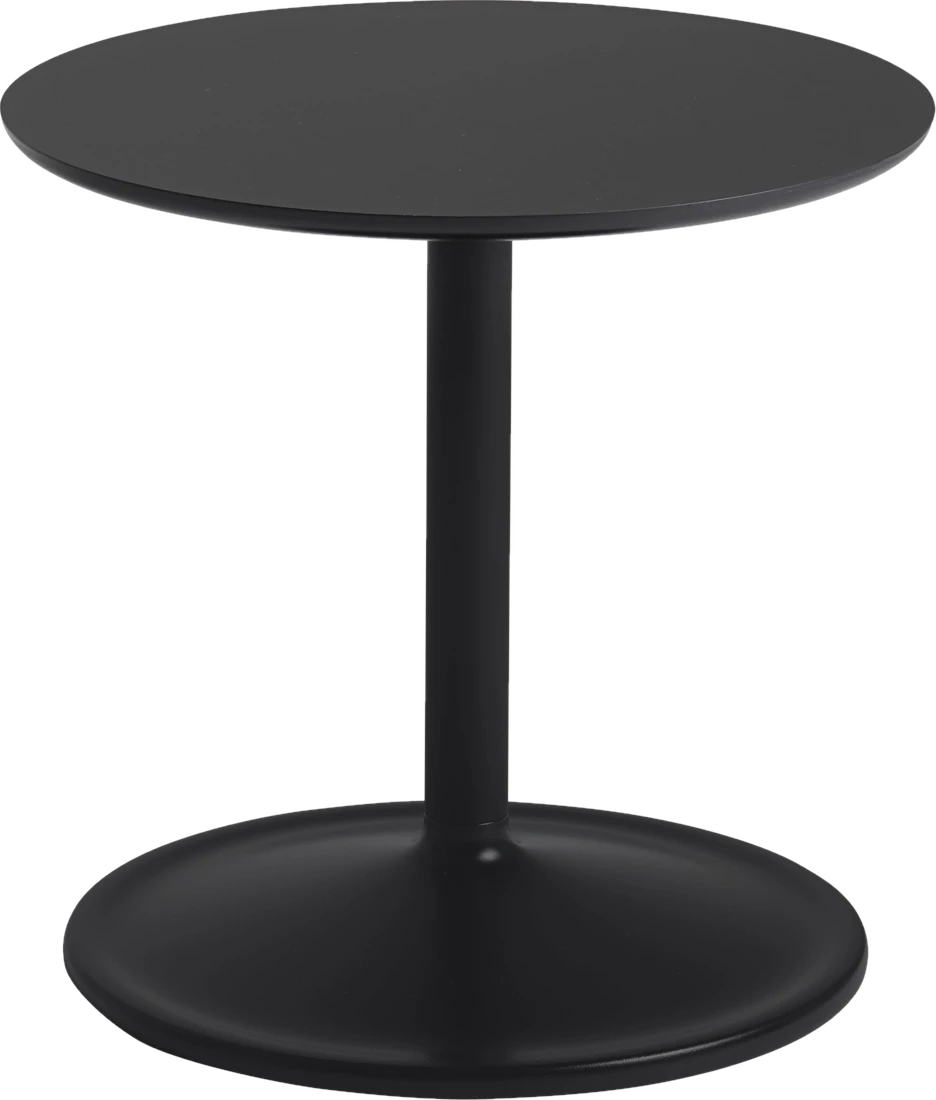 Beistelltische Soft Beistelltisch 41 x 40 cm schwarz laminiert