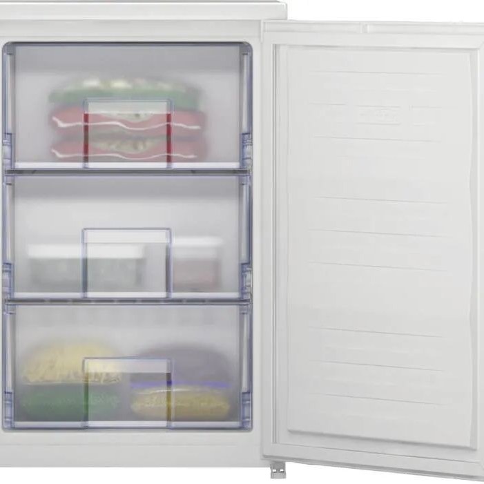 Beko FNE1074N Tischgefrierschrank Weiß Standgerät