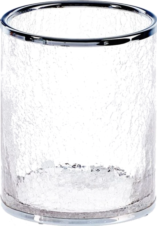 Badezimmerkörbe Crack Badezimmer-Abfallbehälter Chrom