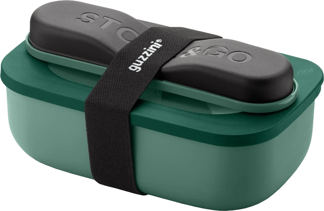 Sandwich- und Lunchboxen Store & Go Lunchbox 900 ml rot mit Besteck