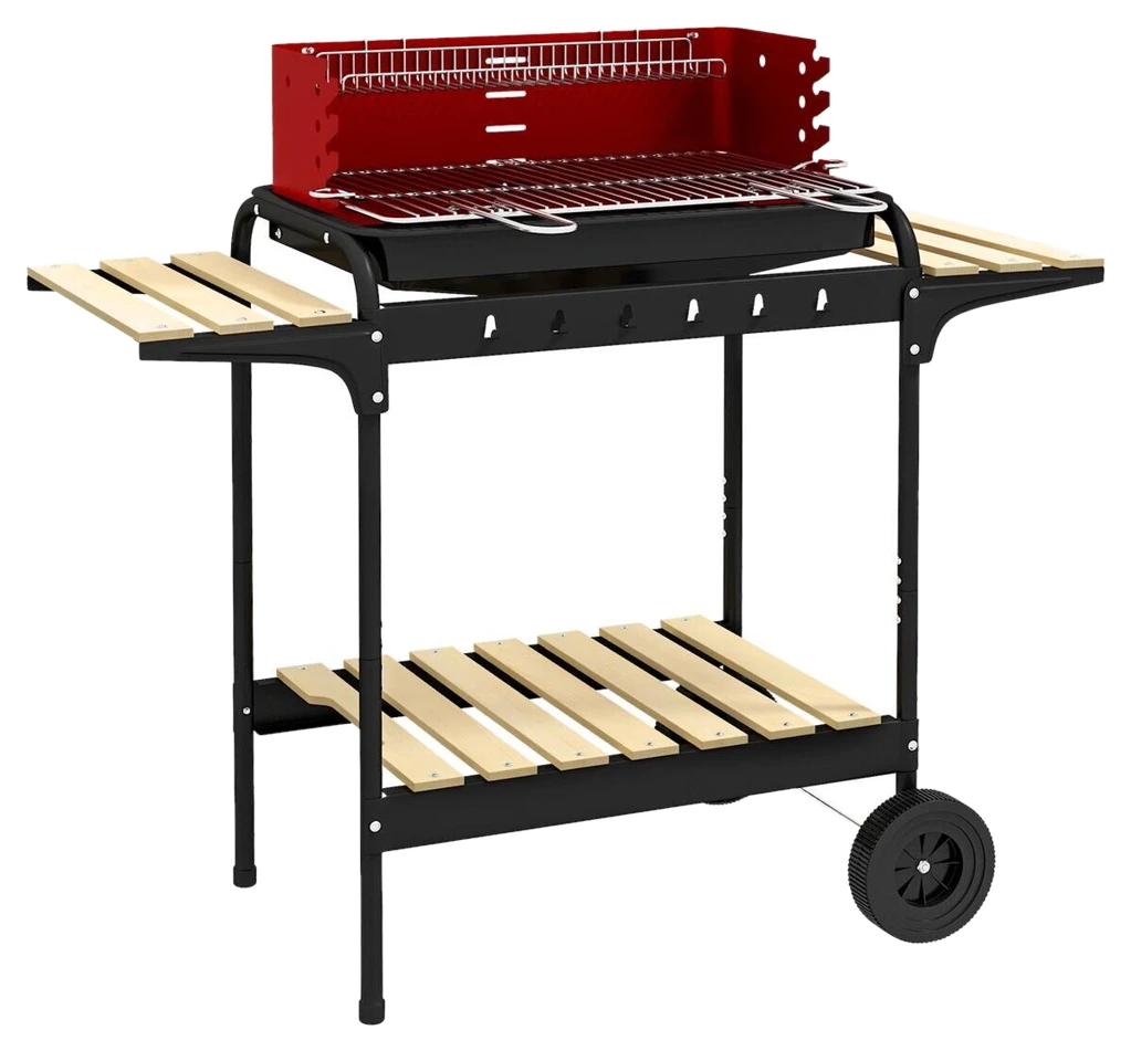Outsunny Holzkohlegrill Metall