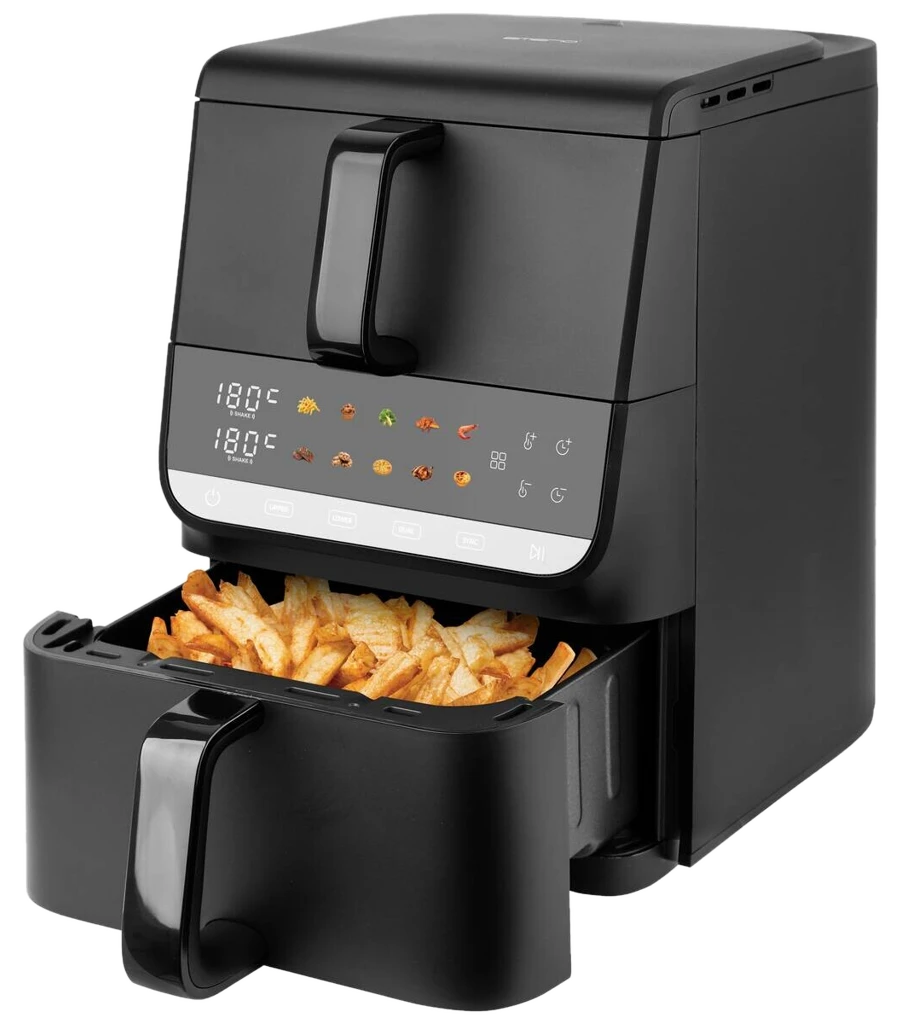 Emerio Heißluftfritteuse AF-133542.2 schwarz Metall ca. 10 l