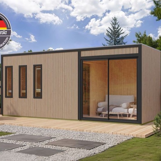 Karibu Karibu 73 mm Saunahaus Mila Premium Douglasie inkl. 9kW Saunaofen