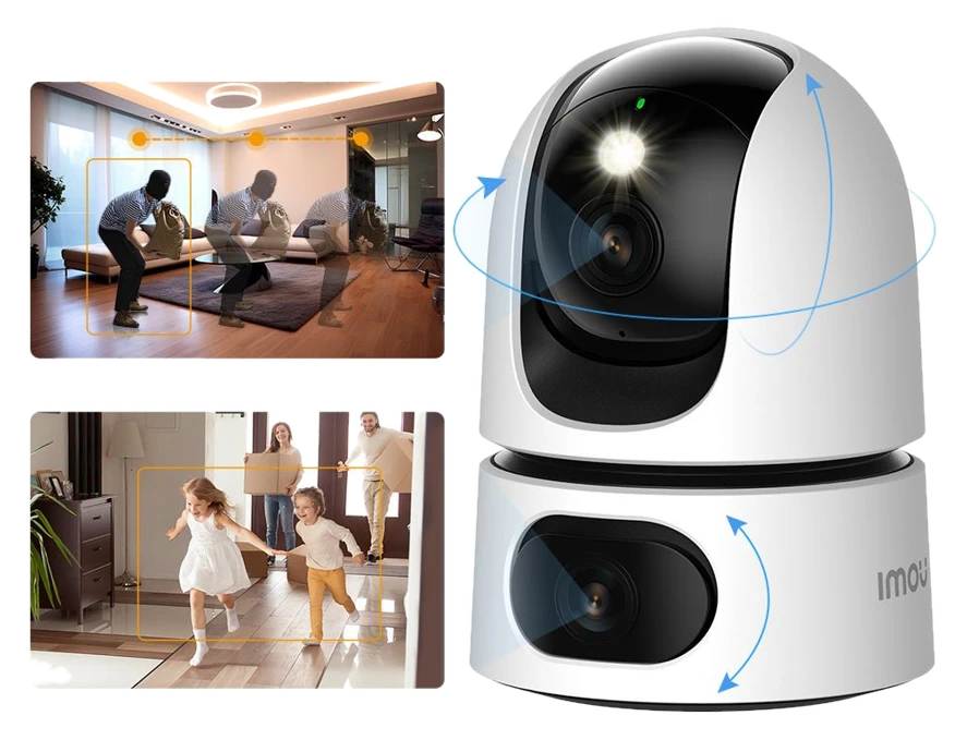 IMOU Dual Vision Kit – 3MP Rotierende & 3MP Festes Sicherheitskameras