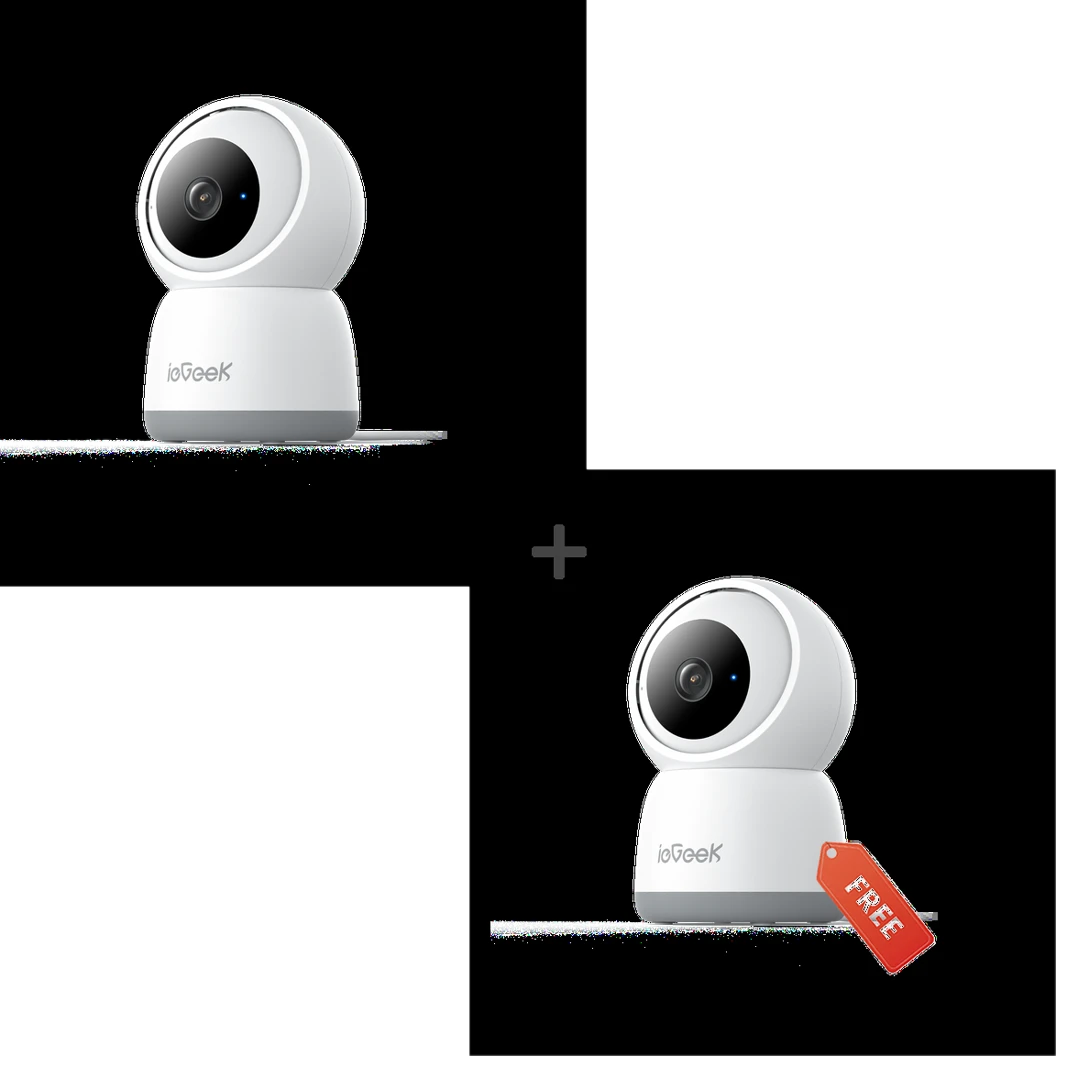 ieGeek-DE ieGeek Innen-Kamera SC1 Pro – 1 Kamera + 1 gratis Kamera