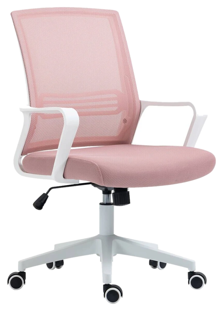 Drehstuhl FM-2505 rosa weiß