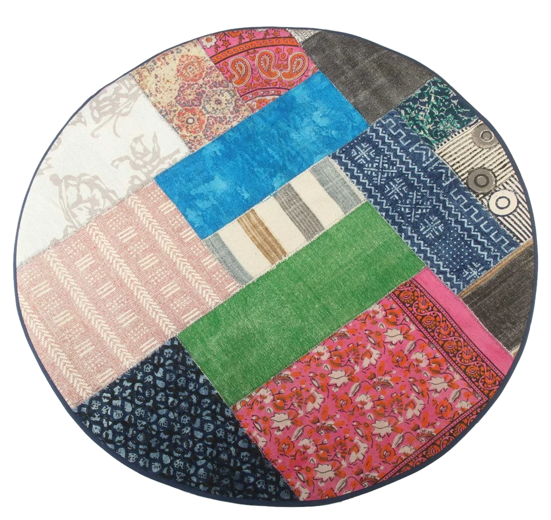 Casa Moro Orientalischer Patchwork Teppich Harleen D120