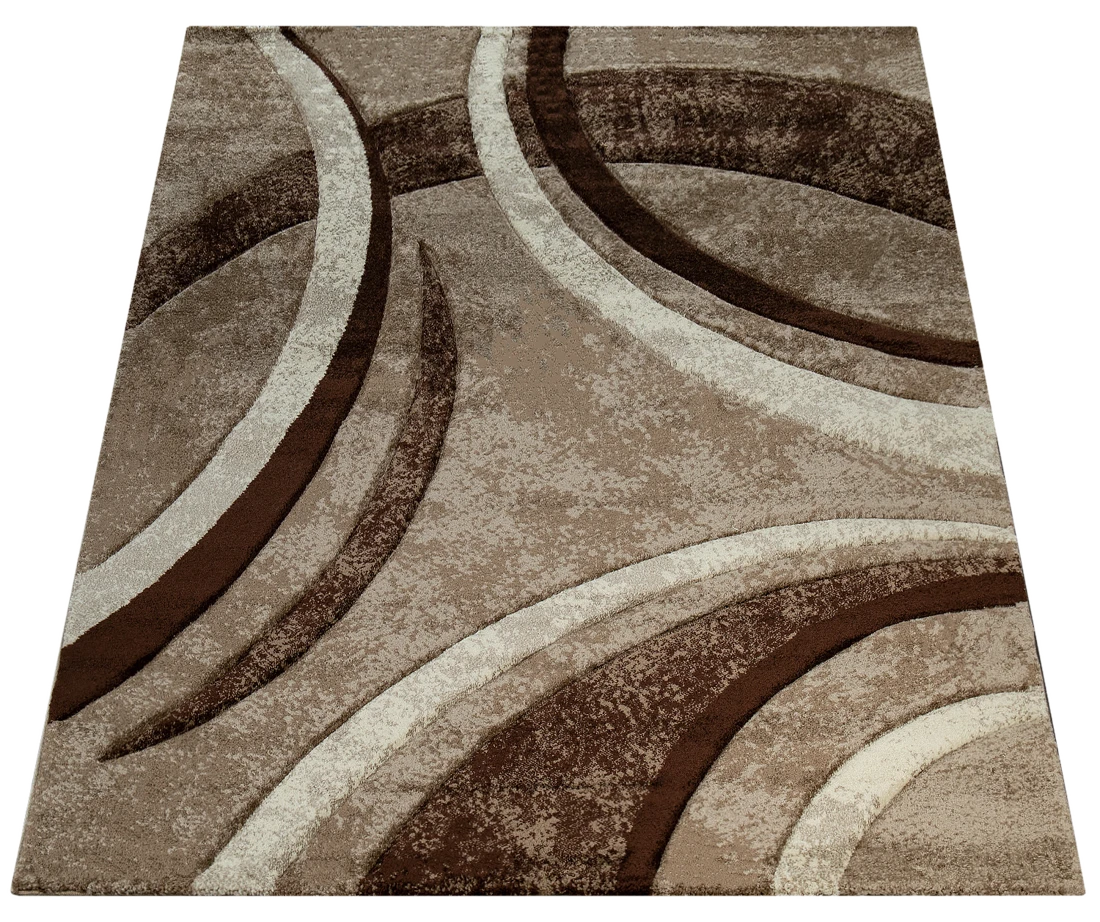 teppich.de Moderner-teppich Bravo braun 80x150 cm
