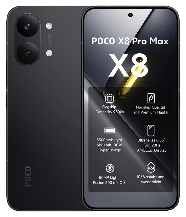 POCO Smartphone X8 Pro Max: 12GB/256GB