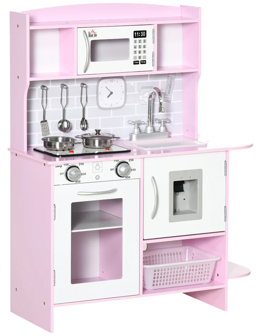 HOMCOM Kinderspielküche aus Holz