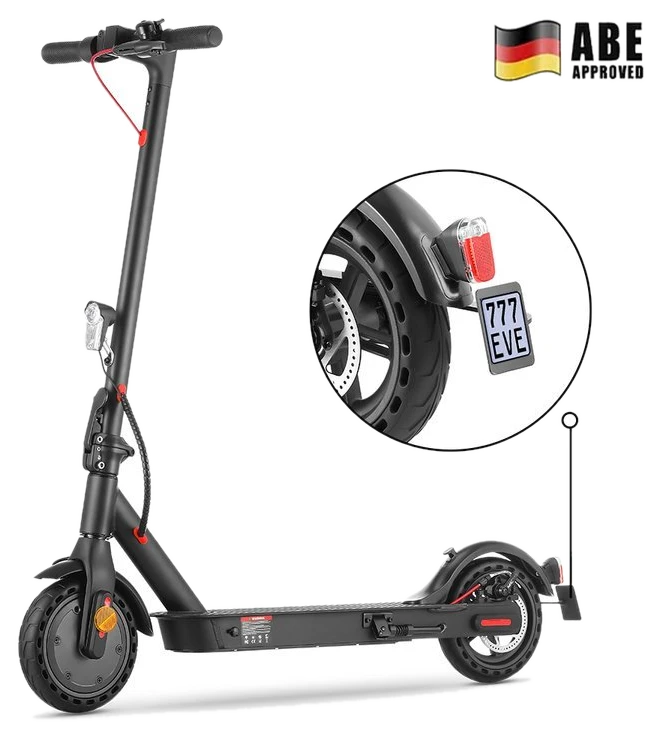 1 E9 Klassisch E-Scooter Mit Straßenzulassung (ABE eKFV)