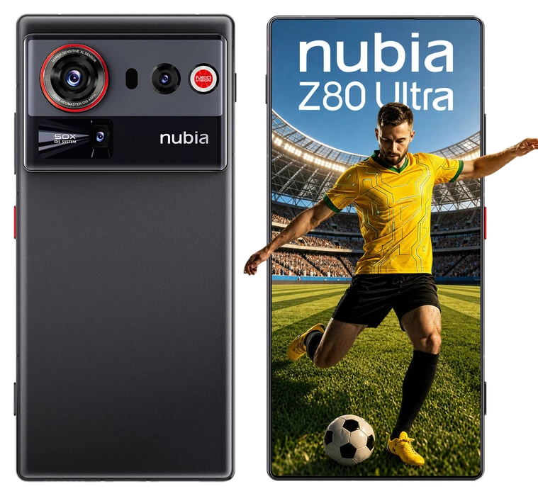 nubia Z80 Ultra 5G Smartphone Schwarz: Snapdragon 8 Gen 5, 50 MP