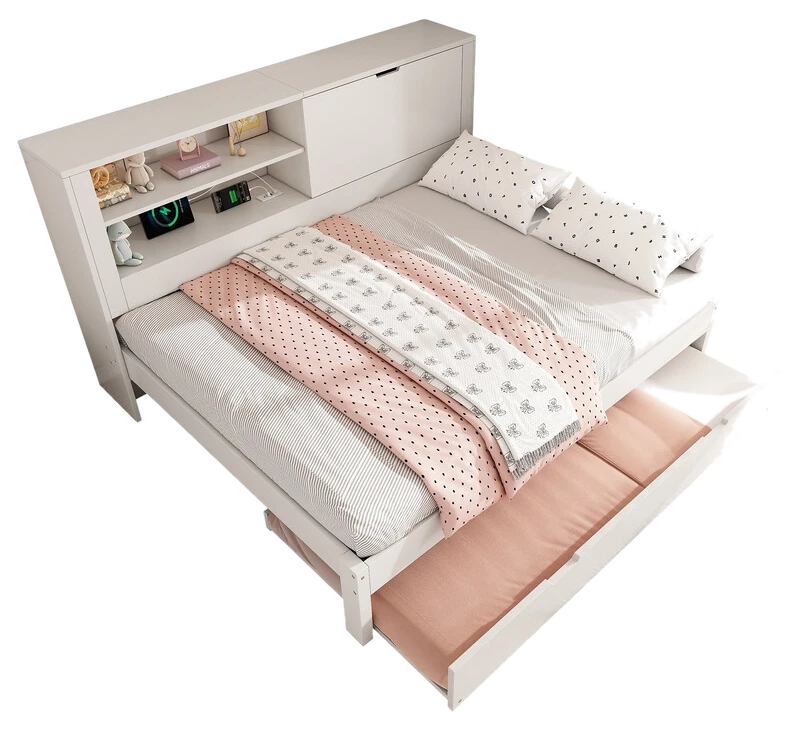 URBAN MEUBLE Schlafsofa Doppelbett mit ausziehbarem Bett