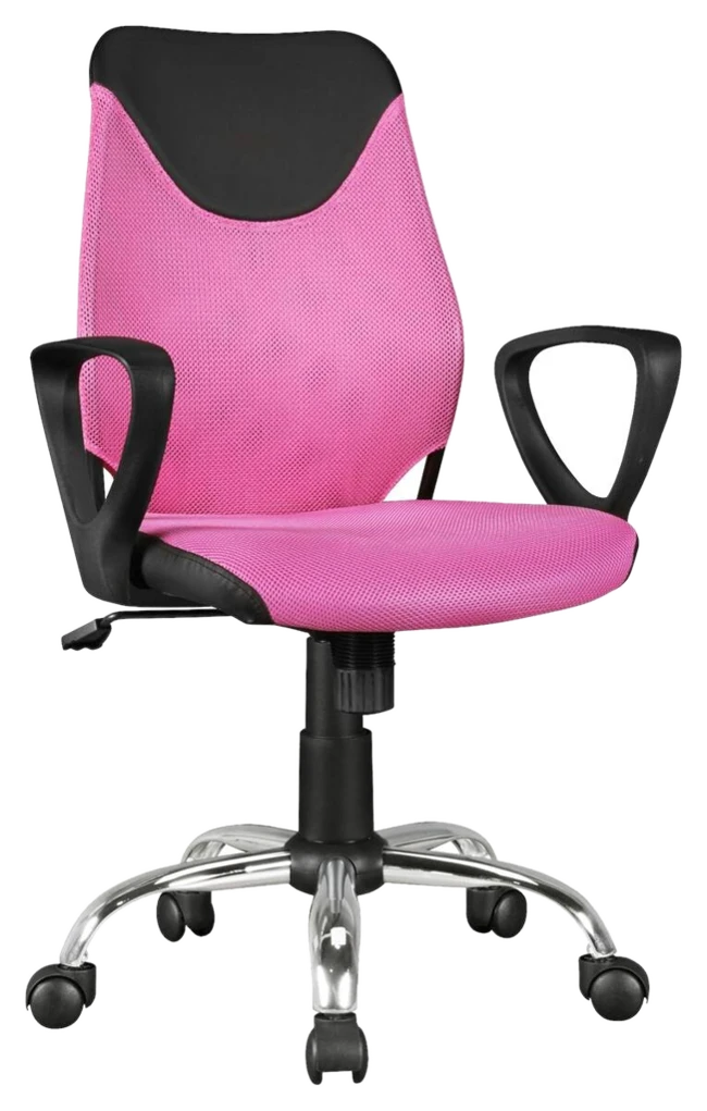 Amstyle Drehstuhl pink Stoff