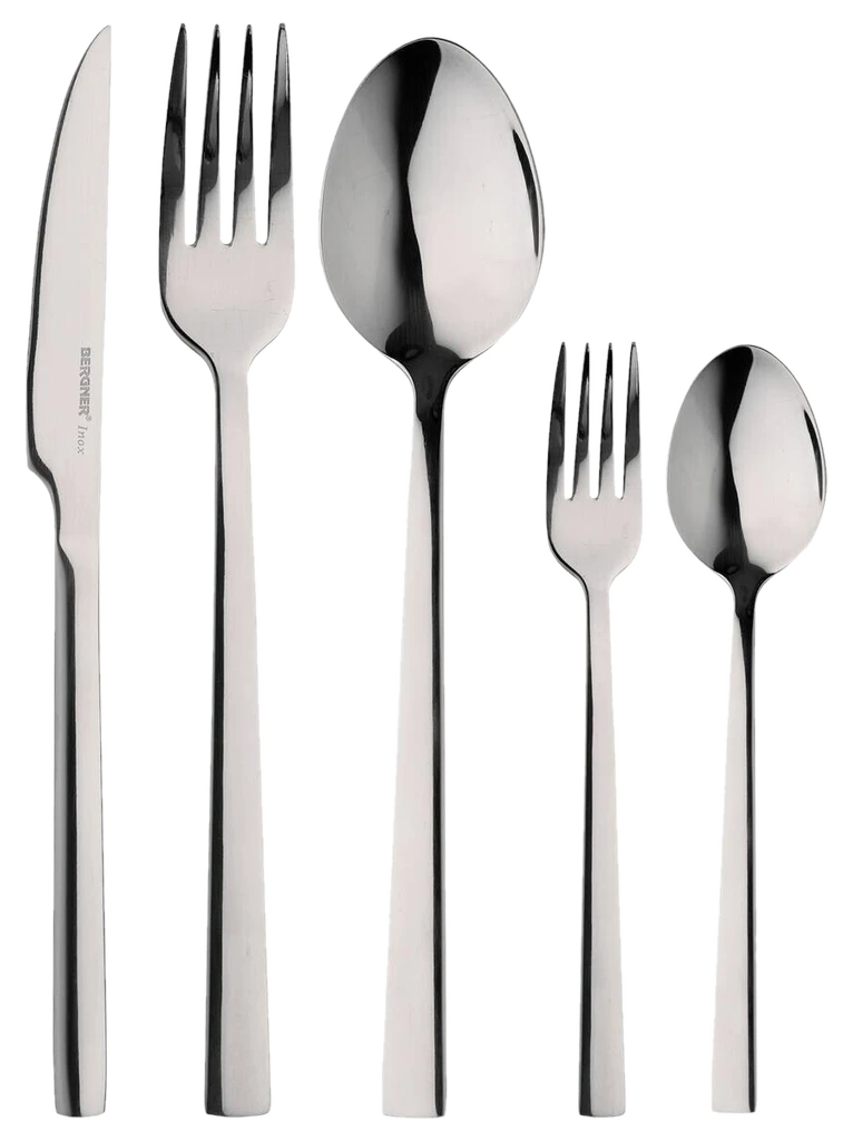 BERGNER Besteckset SOFIA silber Edelstahl 90 tlg