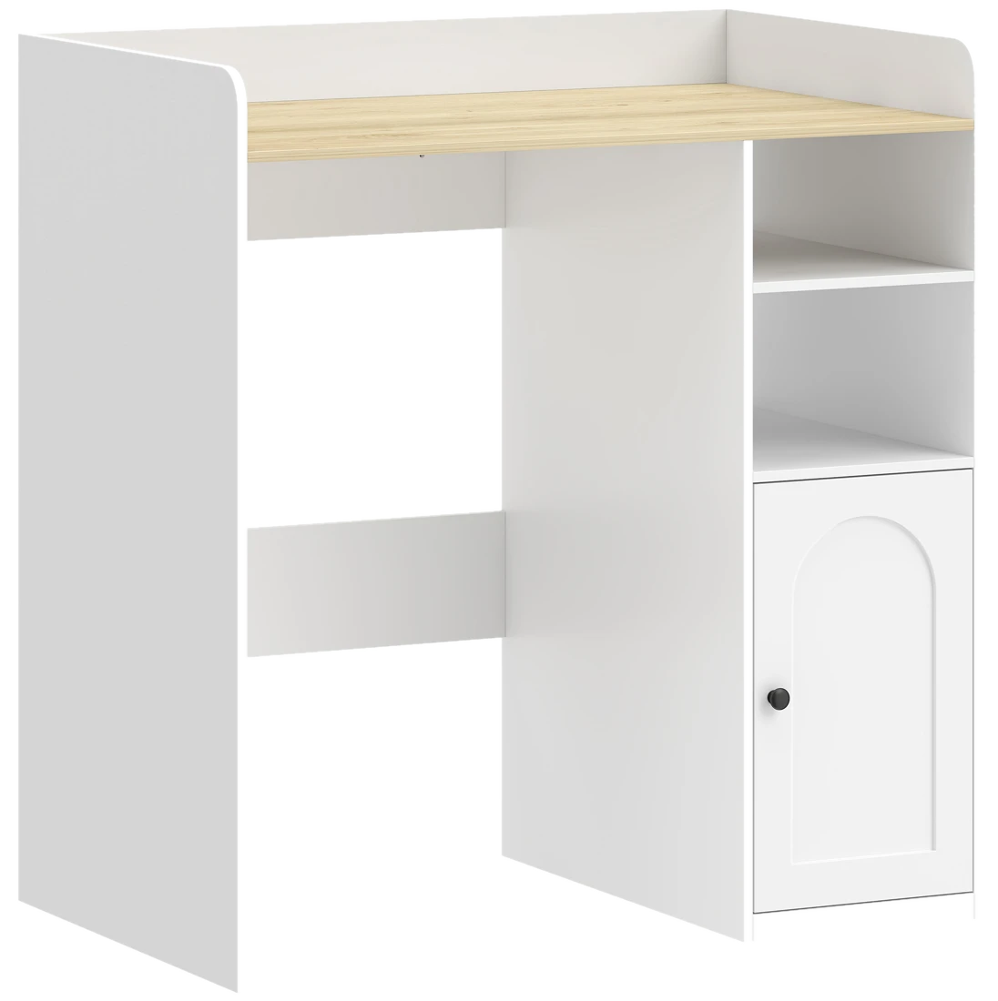 HOMCOM Waschmaschinenschrank Badschrank mit offenen Ablagefächern