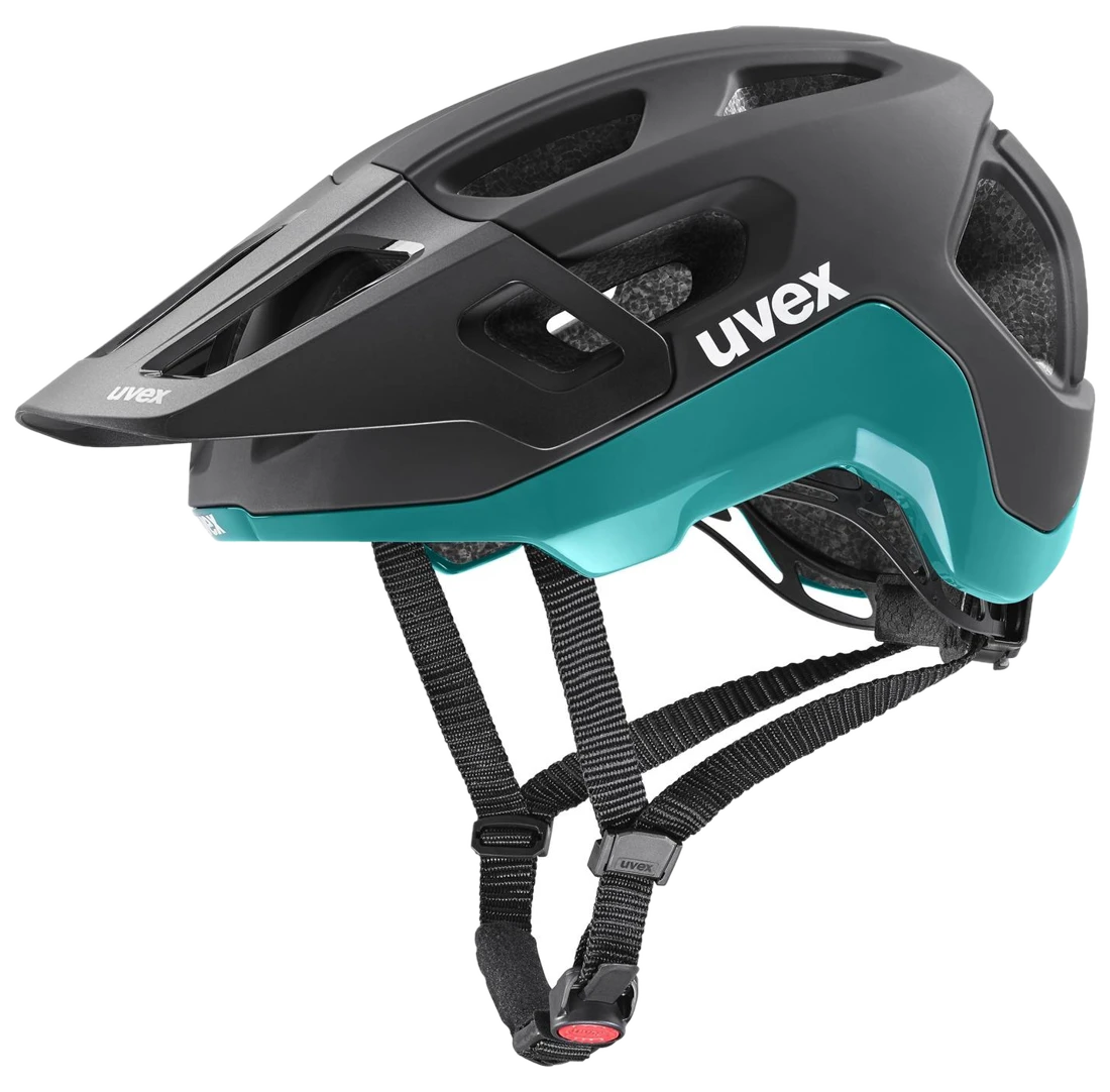 Uvex react black-teal matt