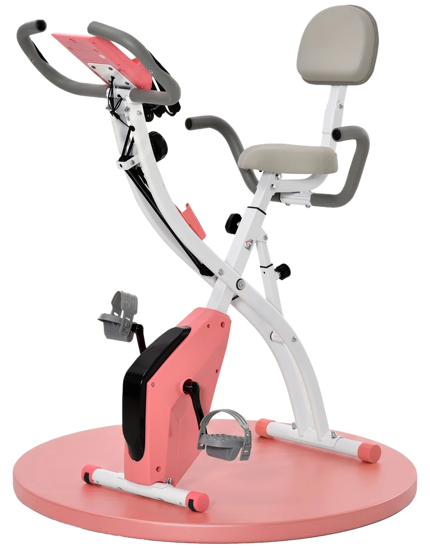 HOMCOM 2-in-1 Fahrradtrainer indoor