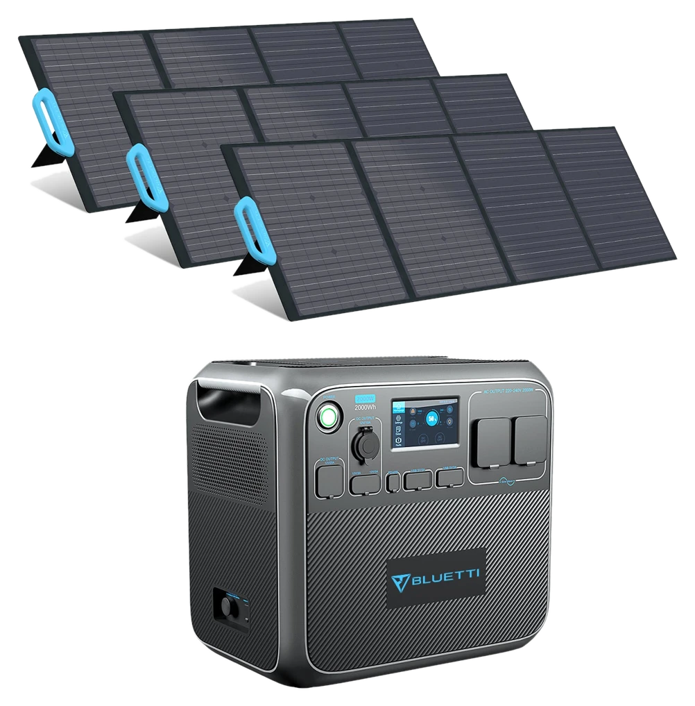 DE-BLUETTIPOWER BLUETTI AC200MAX + 3*PV350 Stromgenerator