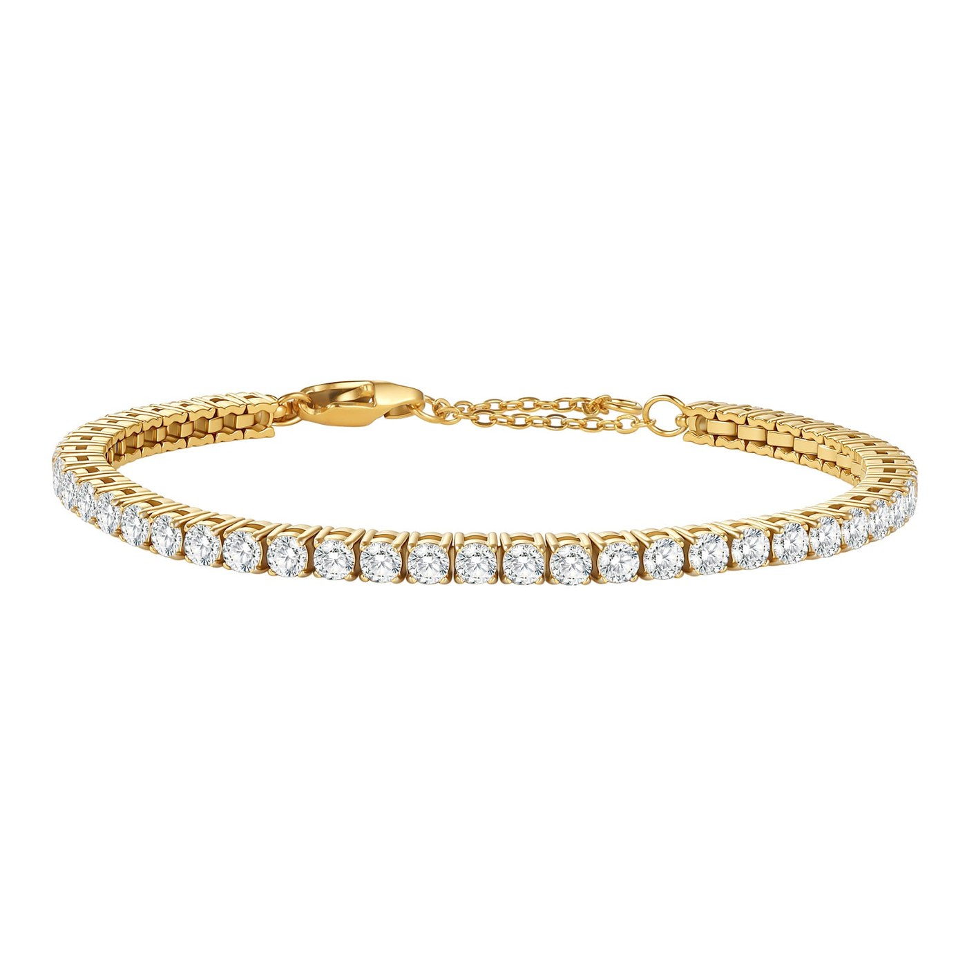 Hey Happiness Crystal Tennis Armband wasserfest