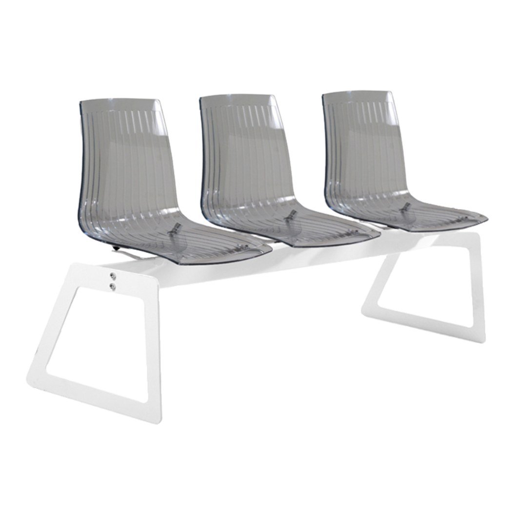 Bank Papatya X-Treme für 3 Sitzer transparent-smoky
