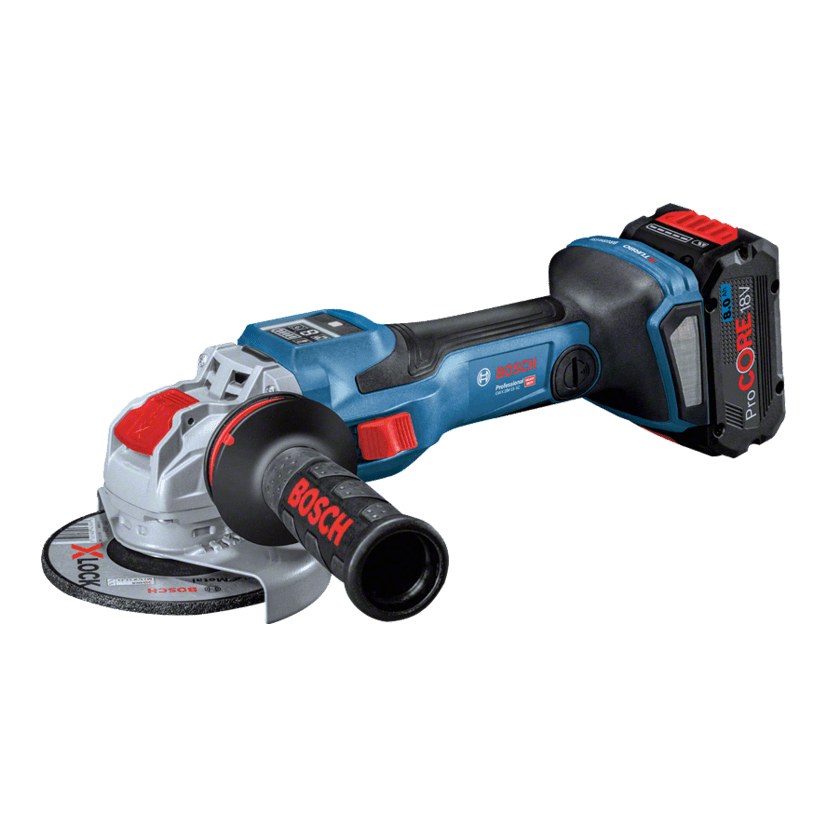Bosch Professional GWX 18V-15 SC Akku-Winkelschleifer inkl. L-Boxx + 2 Akkus